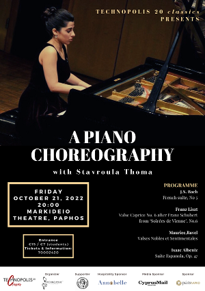 A PIANO CHOREOGRAPHY With Stavroula Thoma Comes to Markideio Theatre  Image