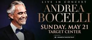 Tickets For Andrea Bocelli at the Target Center Go on Sale Next Week  Image