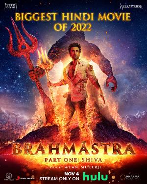 BRAHMĀSTRA PART ONE: SHIVA to Stream Exclusively on Hulu  Image