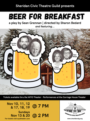 Civic Theatre Guild Kicks Off Season With Comedy BEER FOR BREAKFAST Image
