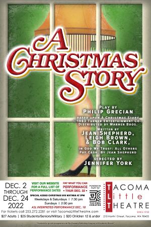 A CHRISTMAS STORY Announced At Tacoma Little Theatre This Holiday Season 