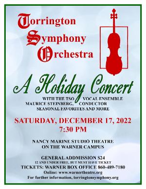 Torrington Symphony Orchestra to Present A HOLIDAY CONCERT in December 