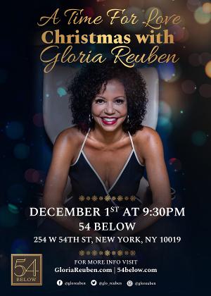 54 Below to Present TIME FOR LOVE: CHRISTMAS WITH GLORIA REUBEN in December  Image