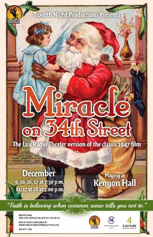 Twelfth Night Productions Closes Run With MIRACLE ON 34TH STREET Radio Play Image