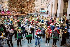 49th Annual Tuba Christmas Comes to Rockefeller Center 