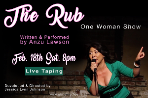 Debut Comedy THE RUB written and performed by Anzu Lawson announced at Whitefire Solofest 2023  Image