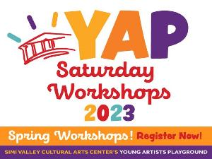 Young Artists Playground Spring Arts Workshops to be Held at the Simi Valley Cultural Arts Center 
