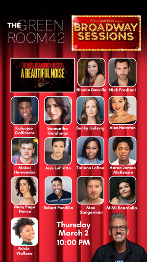 A BEAUTIFUL NOISE Cast Joins Broadway Sessions on March 2 