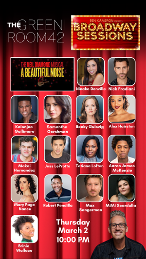 A BEAUTIFUL NOISE Cast Joins Broadway Sessions on March 2 Image