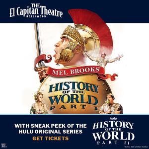 Tickets On Sale Now To See HISTORY OF THE WORLD, PART I at The El Capitan Theatre  Image