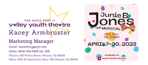 JUNIE B JONES Jumps Off The Page And Onto The Stage At Valley Youth Theatre 