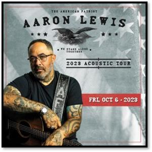 King Center To Welcome Aaron Lewis And Joe Gatto This October 