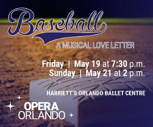 Opera Orlando To Present BASEBALL: A MUSICAL LOVE LETTER, May 19 & 21 Image