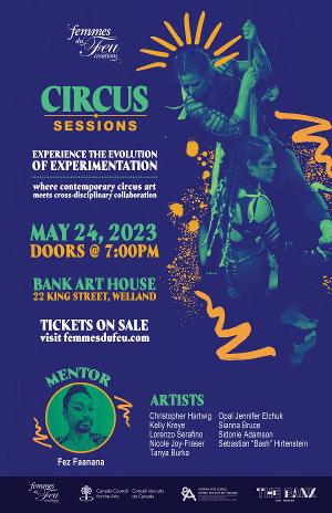 Femmes Du Feu Creations Presents CIRCUS SESSIONS At The Bank Art House, Welland  Image