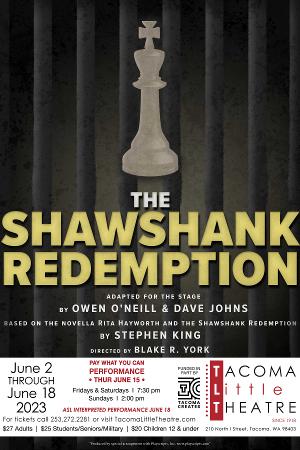 THE SHAWSHANK REDEMPTION Comes to Tacoma Little Theatre Next Month  Image