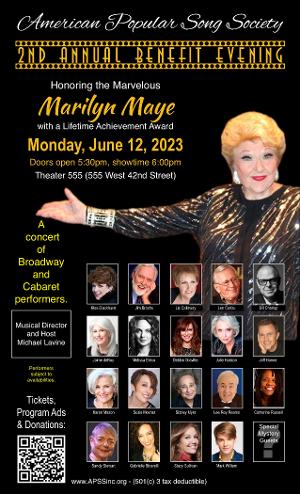 Tovah Feldshuh Joins The American Popular Song Society To Celebrate Marilyn Maye 