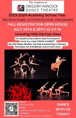 Fall Registration Open House Offers Insight Into The Academy of Gregory Hancock Dance Theatre 