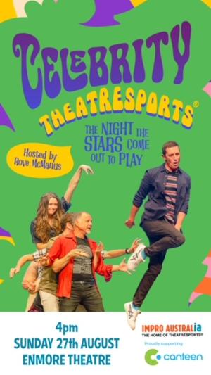 Celebrity Theatresports Fun-Raiser is at The Enmore Theatre in August  Image