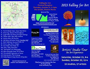 4th Annual FALLING FOR ART, Artists' Studio Tour to Be Held in October 