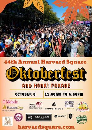 44th Annual Oktoberfest to Be Held in Harvard Square Next Weekend 