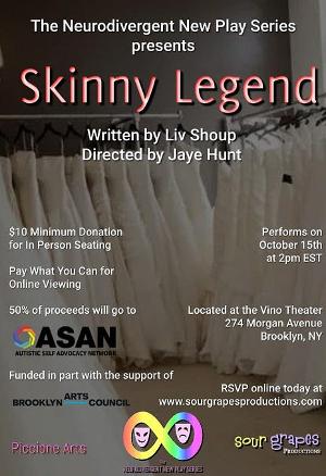 2 Weeks Until SKINNY LEGEND at The Neurodivergent New Play Series Image