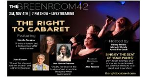 THE RIGHT TO CABARET Comes to the Green Room 42 Image