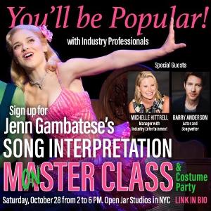 Broadway's Jenn Gambatese to Hold Song Interpretation Master Class This Month 