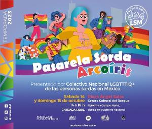 El Colectivo Nacional LGBTTTIQ+ De Las Personas Sordas En México Llevará A Cabo La Pasarela Sorda Arcoíris  Image