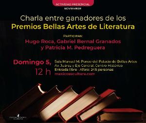 Ganadores De Premios Bellas Artes De Literatura Compartirán Procesos Creativos Y Sus Experiencias Al Escribir Sus Obras 