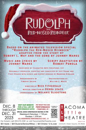 RUDOLPH THE RED-NOSED REINDEER is Coming to Tacoma Little Theatre This Holiday Season 