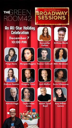 BROADWAY SESSIONS Annual All Star Holiday Show Returns With Patrick Page and More, December 7 Image
