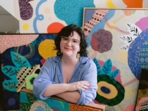 West Windsor Arts Introduces Artist In Residence Program; NJ-Based Abstract Artist Fiona Clark To Be First Recipient Image