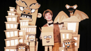 Cardboard Characters Take The Stage at Flushing Town Hall in CARDBOARD EXPLOSION! 