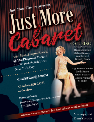 Just More Theatre Presents JUST MORE CABARET  Image