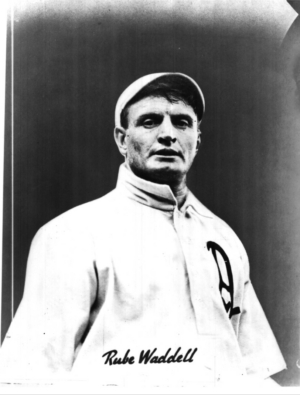 Baseball Legend Rube Waddell at Center Of RUBE! at the Brea Curtis Theatre Image