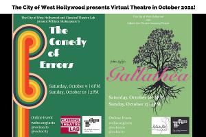 Classical Theatre Lab to Present Online Reading of THE COMEDY OF ERRORS  Image