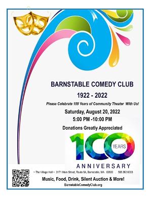 Barnstable Comedy Club Celebrates 100 Years Of Community Theater 