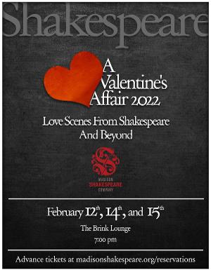 Madison Shakespeare Company Announces A VALENTINE'S AFFAIR 2022 Image