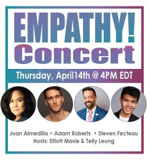 EMPATHY CONCERT Returns With Telly Leung, Joan Almedilla And Adam Roberts April 14 Image