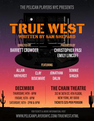 Sam Shepard's TRUE WEST Will Be Performed By The Pelican Players Image
