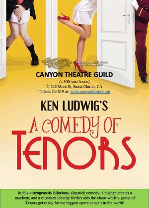 Ken Ludwig's THE COMEDY OF TENORS to be Presented at Canyon Theatre Guild This Month 