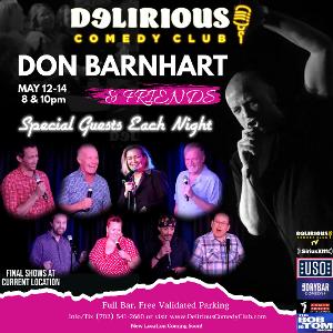 Don Barnhart's Delirious Comedy Club Wraps Up Final Week At Current Location Image