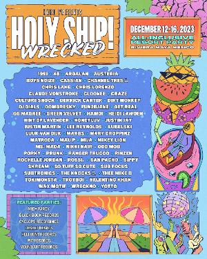HOLY SHIP! WRECKED Announces Lineup For 2023 Edition Image