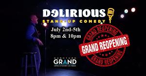 Delirious Comedy Club Brings Laughter Back To Las Vegas Beginning July 4th Weekend  Image