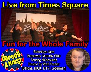 Improv 4 Kids Is Back In Times Square April 2021  Image