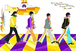 Beatles Cartoon Pop Art Show Featuring the Works of Ron Campbell is Coming to the Atlanta Area  Image