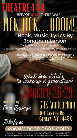 Theatre444 To Present Jonathan Larson's TICK, TICK...BOOM! 