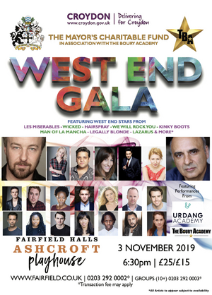 West End Stars Line Up To Support Mayor's Of Croydon's Chosen Charities Image