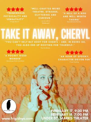 Kait Warner's TAKE IT AWAY, CHERYL Returns For Two Nights At Under Saint Marks Theater 