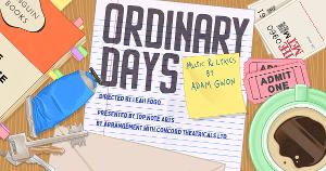 Top Note Arts To Present Virtual Production Of Adam Gwon's Musical ORDINARY DAYS 
